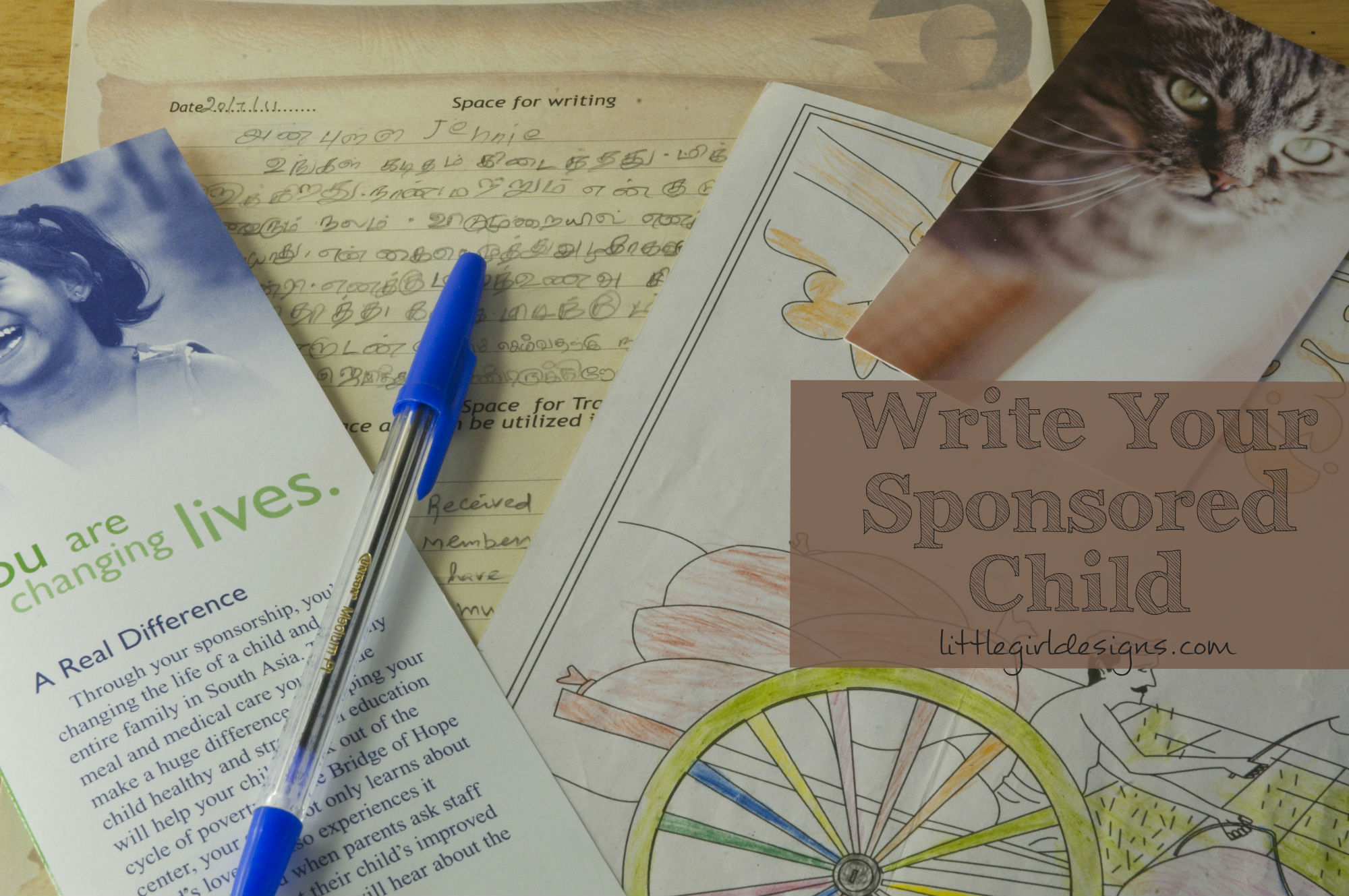 Writing Your Sponsored Child