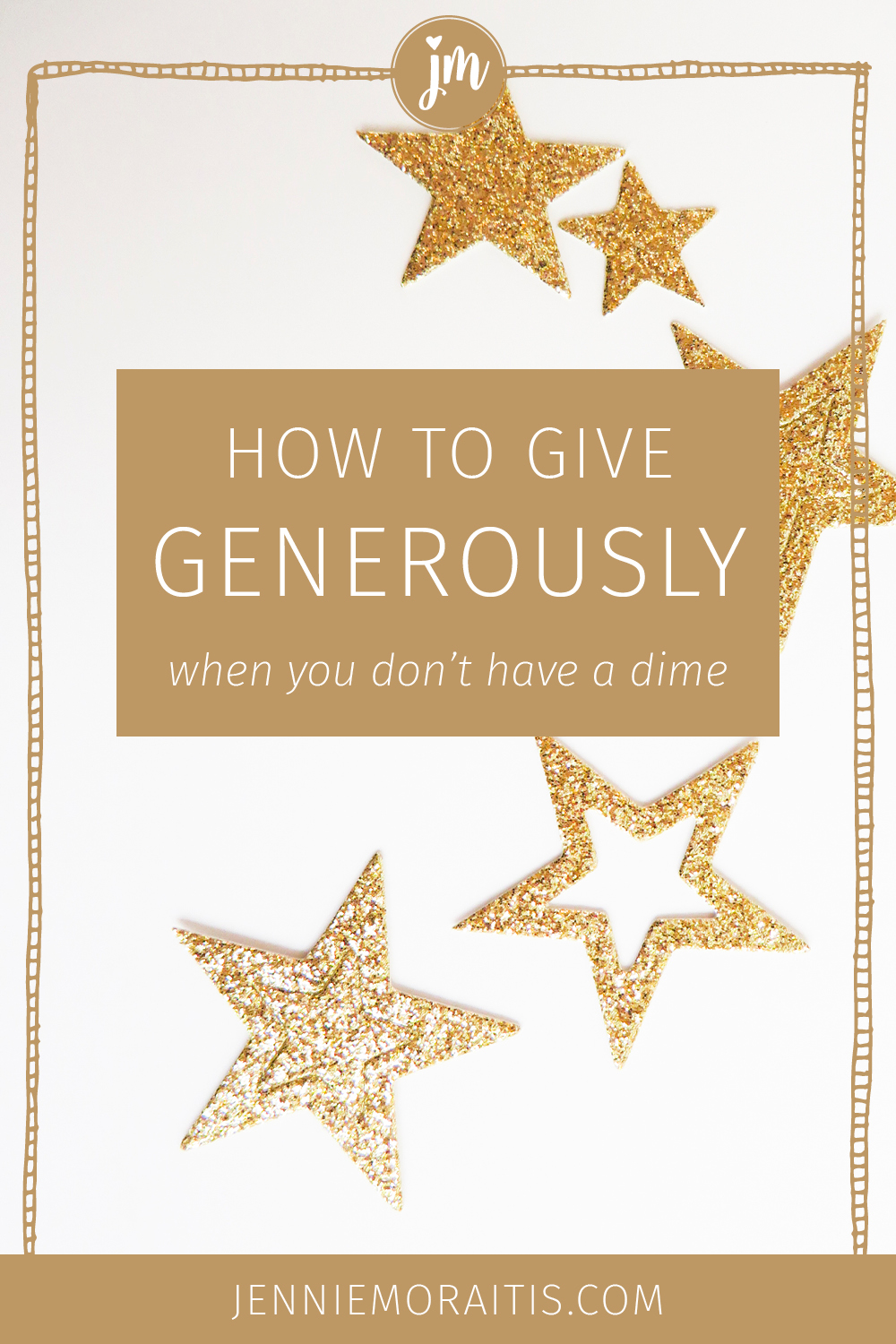 How to Give Generously When You Don’t Have A Dime