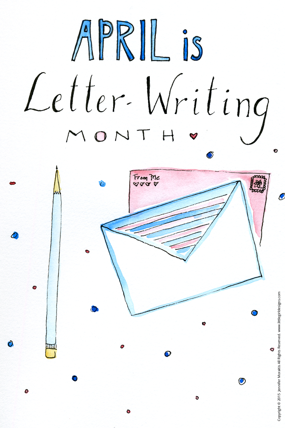 Did you know April is Letter Writing Month? Let's bring back snail mail with tips, tutorials, printables, and prompts for all things letter writing! Yay for old-fashioned cards and mail!