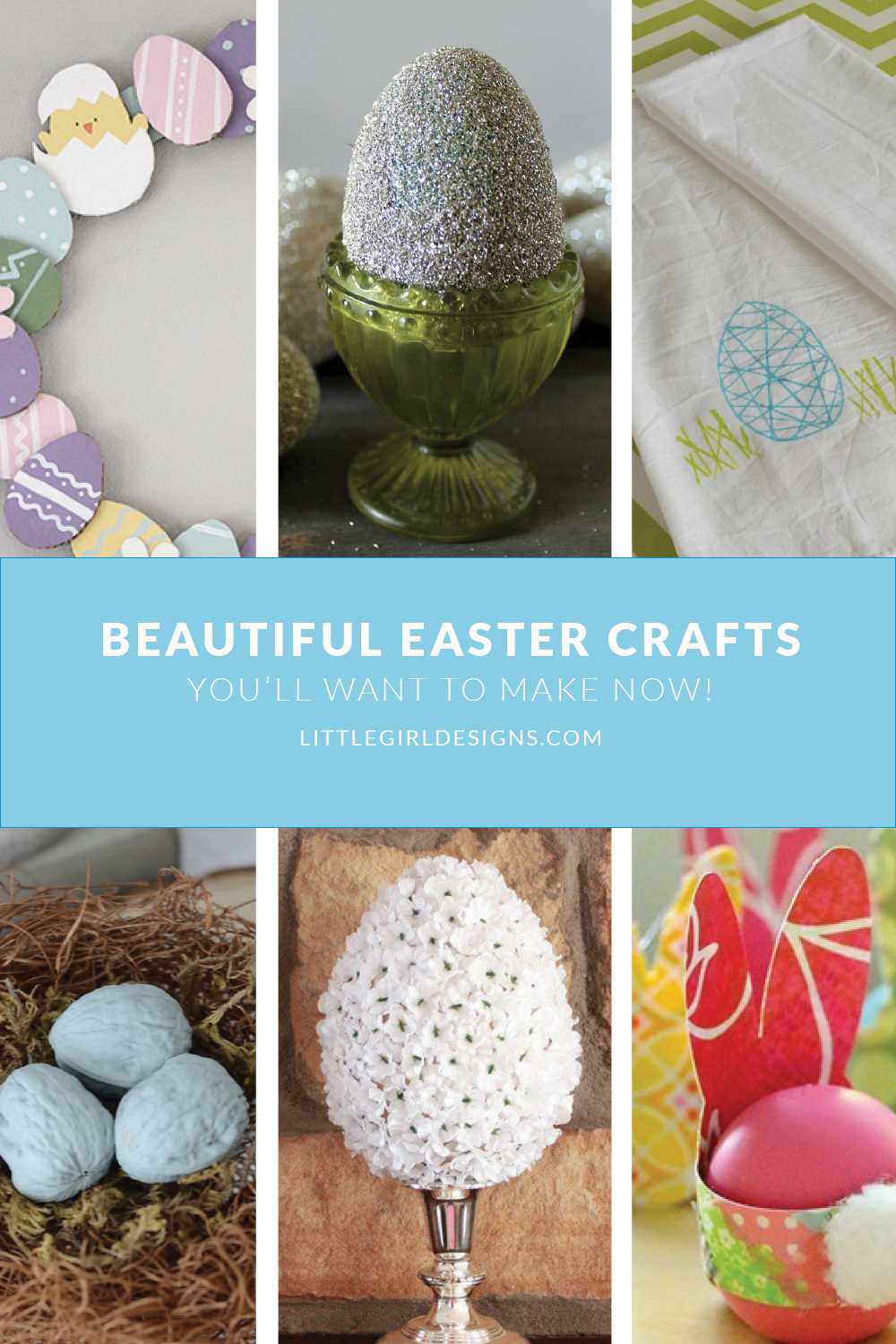 My favorite beautiful {and simple} Easter crafts that you'll want to make today! @littlegirldesigns.com