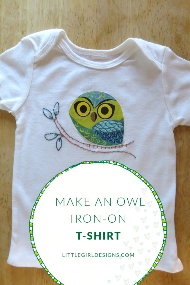 Make an Owl Iron-on T-shirt – Jennie Moraitis