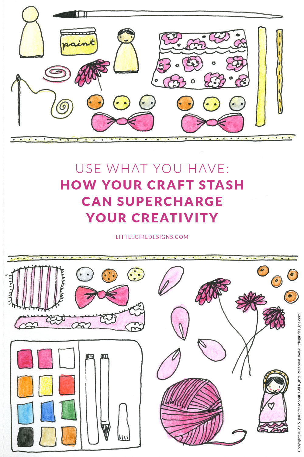 Use What You Have: How Your Craft Stash Can Supercharge Your Creativity