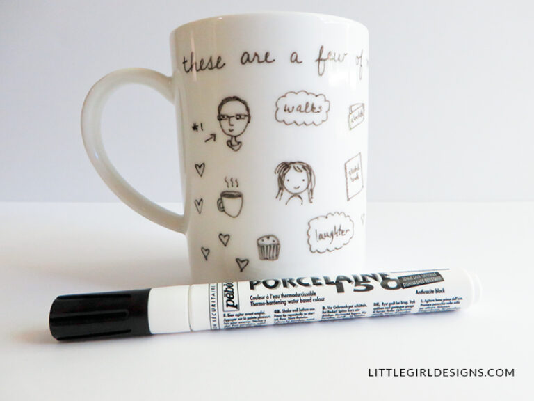 Decorate a Mug with a Porcelain Paint Pen – Jennie Moraitis