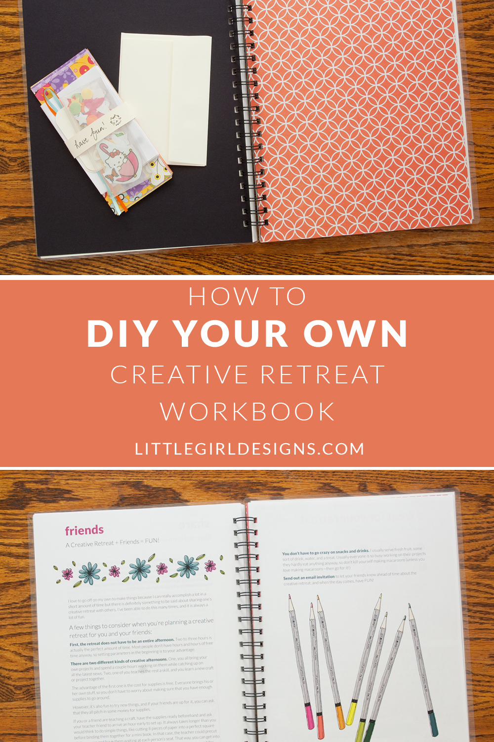 How to DIY Your Own Creative Retreat Workbook