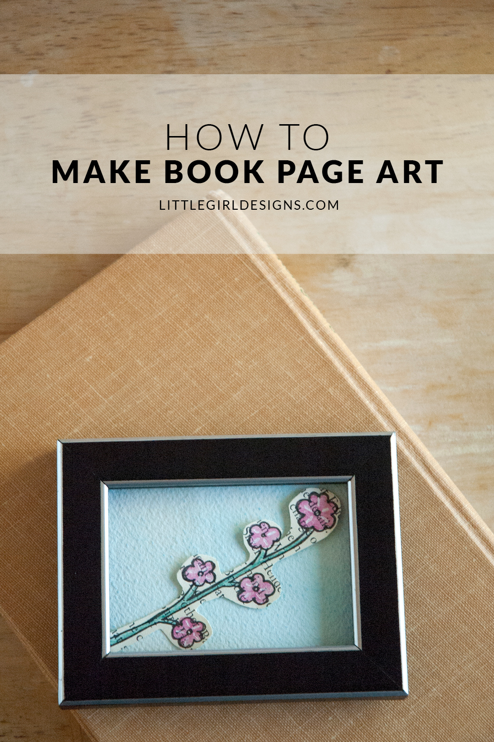 How to Make Book Page Art