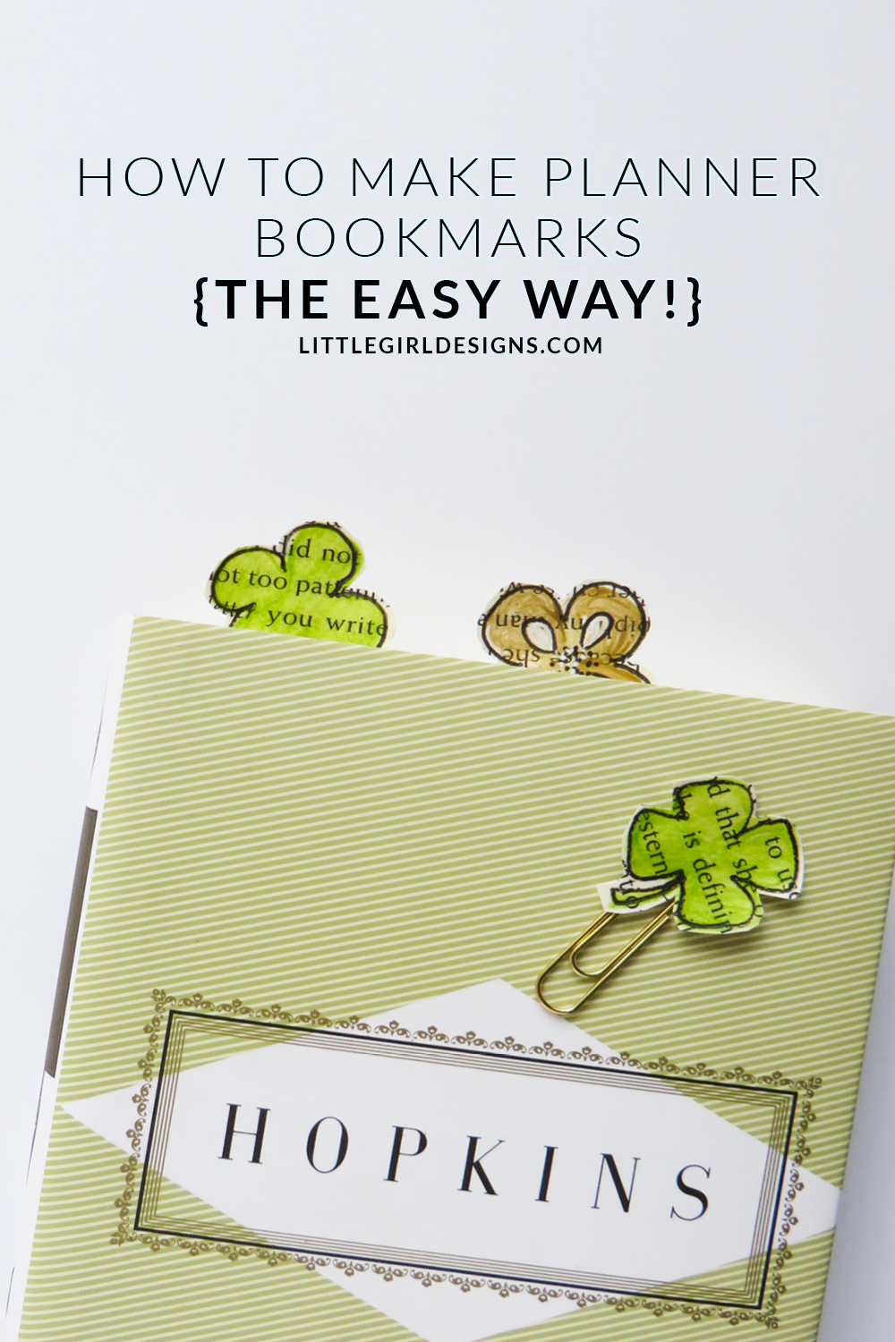 How to Make Planner Bookmarks (The Easy Way!)