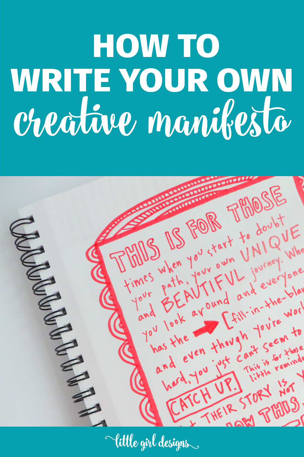 Write a Personal Creative Manifesto