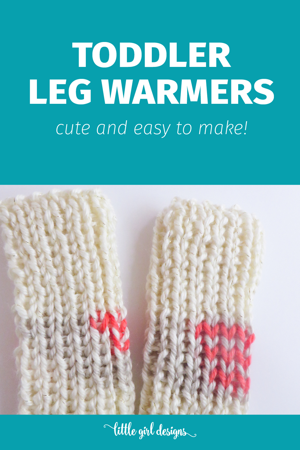 These sweet toddler leg warmers are really simple to knit up and also make a great gift! You can make a smaller set for a new baby. Too cute!