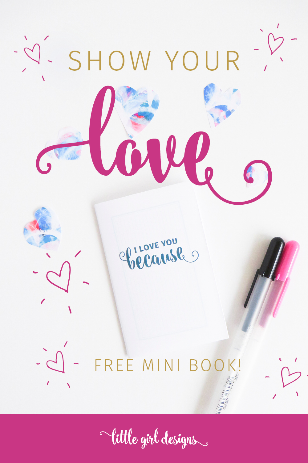 Here’s a Valentine’s Day Mini Book for You!