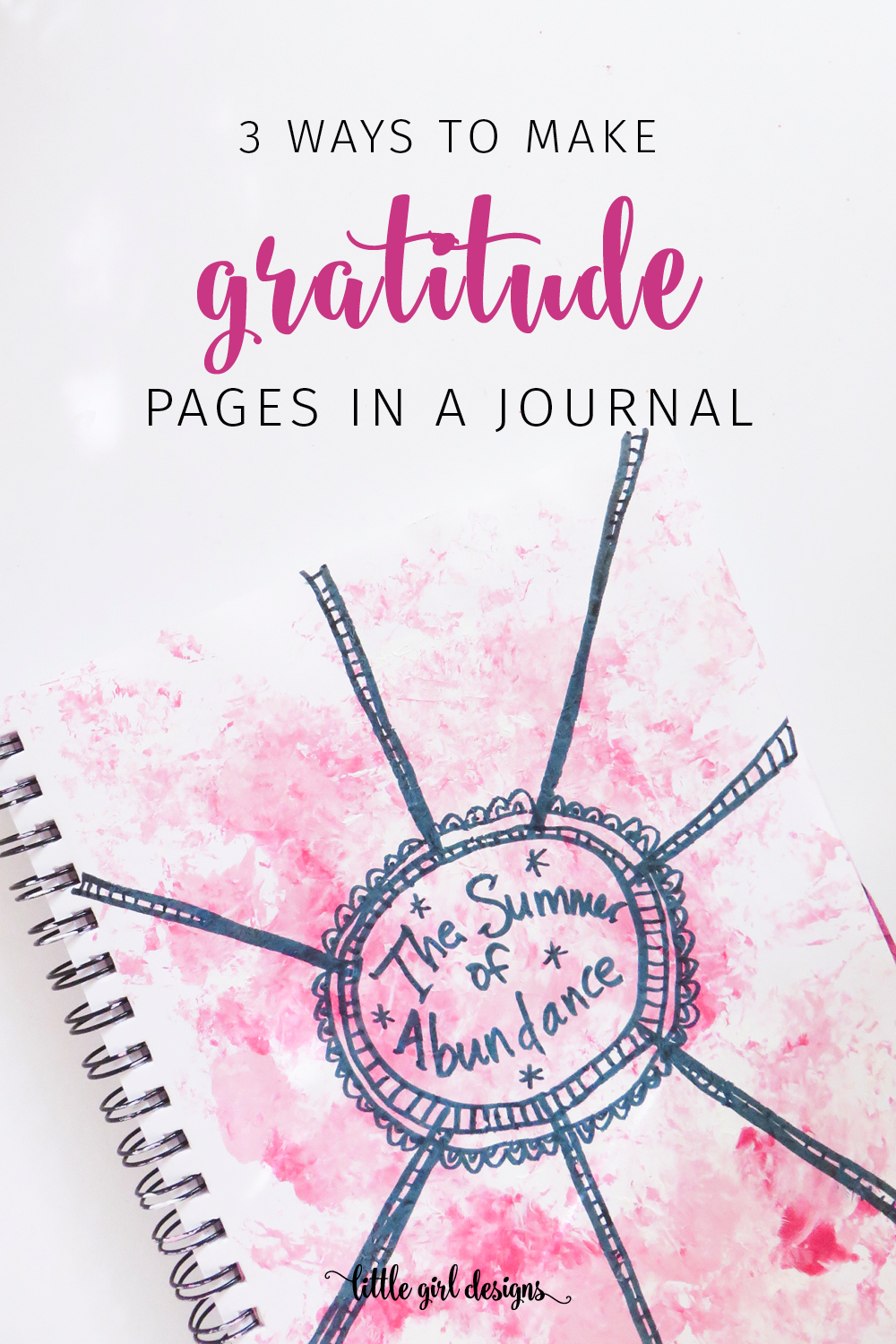 Want to start a gratitude journal? You can DIY your own in an art journal, bullet journal, or regular journal. Here are three fun ways to make gratitude pages in your journal. Grab your paints—this is going to be colorful and fun! Oh, and children LOVE these prompts and ideas too. :)