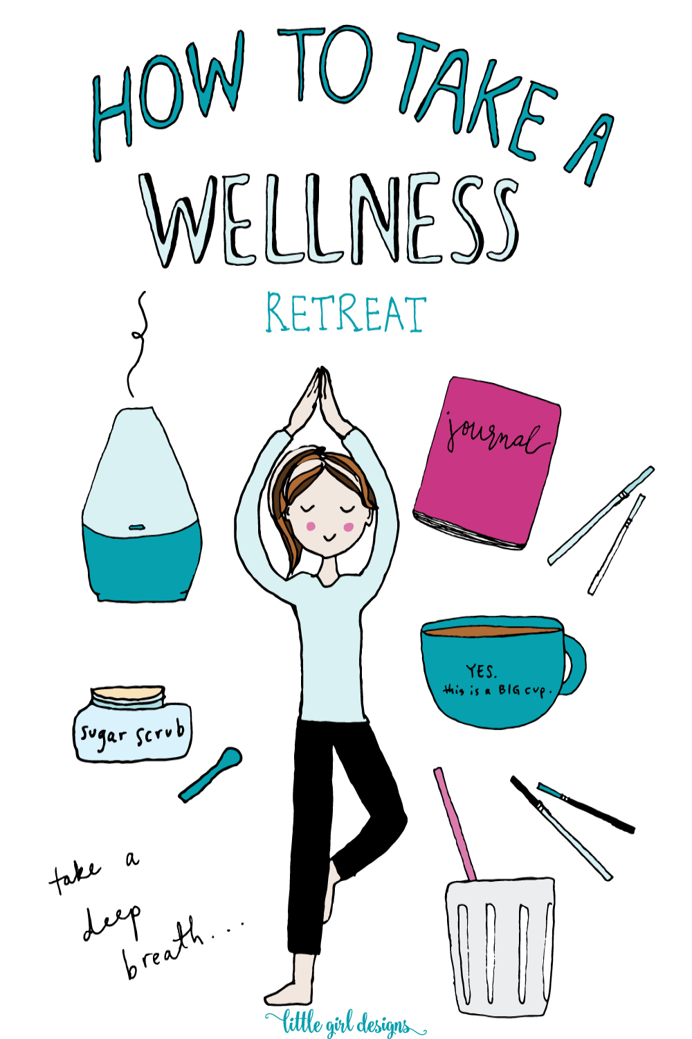 Yes, please! I need a personal retreat, and I love this idea to make my own. Wellness and health are important to me because if I don't take care of me, who will?! Still, it's hard to prioritize taking this time for myself sometimes. Love these ideas and that I can do them at home. :)