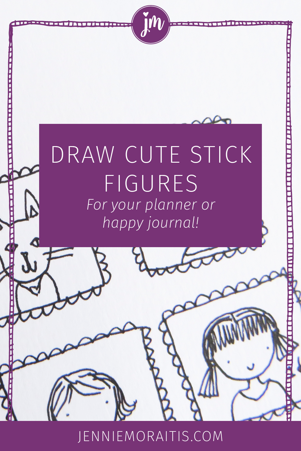 How to Draw Cute Stick Figures